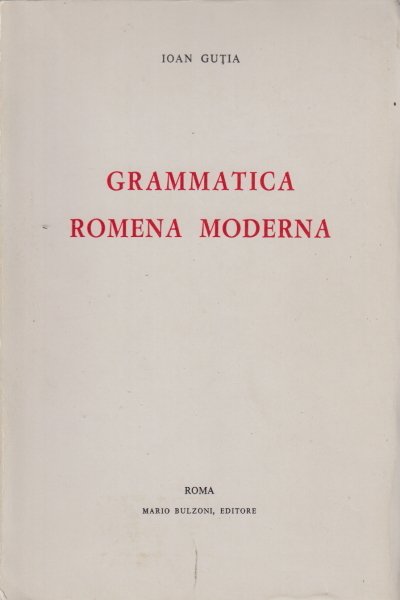 Grammatica romena moderna