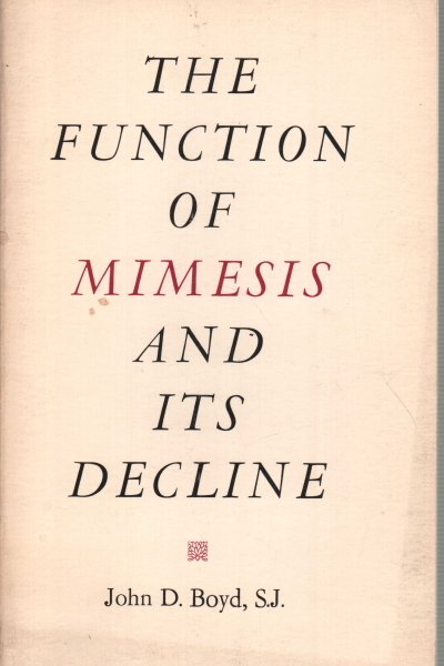 The function of mimesis and its decline