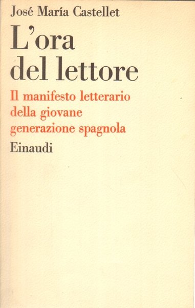 L'ora del lettore
