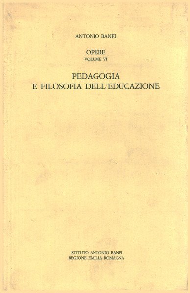 Pedagogia e filosofia dell'educazione