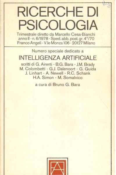 Ricerche di psicologia anno II n. 6/1978