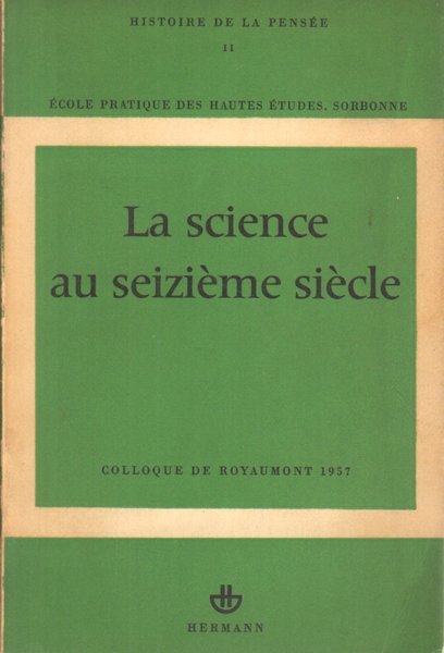 La science au seizième siècle