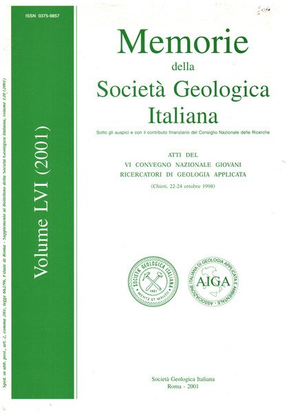 Memorie della Società Geologica Italiana. Vol. 56 (2001)