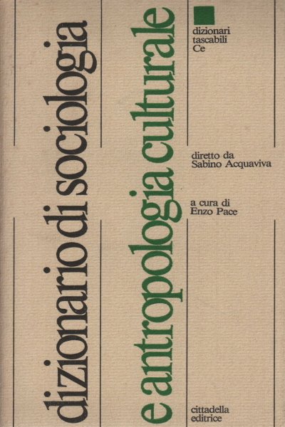 Dizionario di sociologia e antropologia culturale