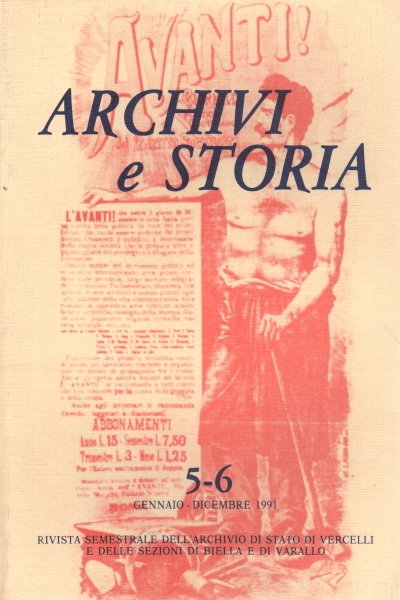 Archivi e Storia n.5-6 (gennaio-dicembre 1991)