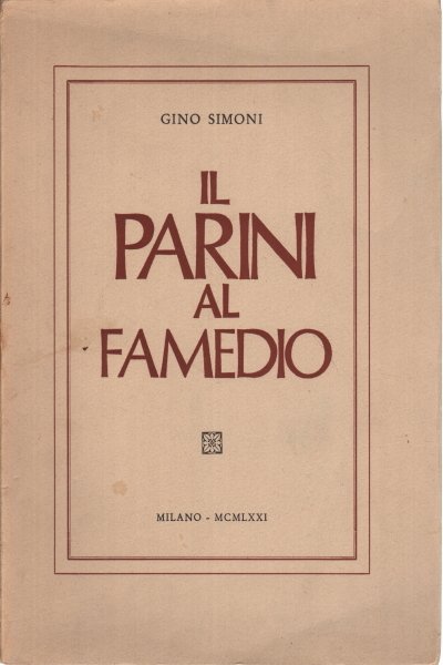 Il Parini al Famedio | Immagine principale