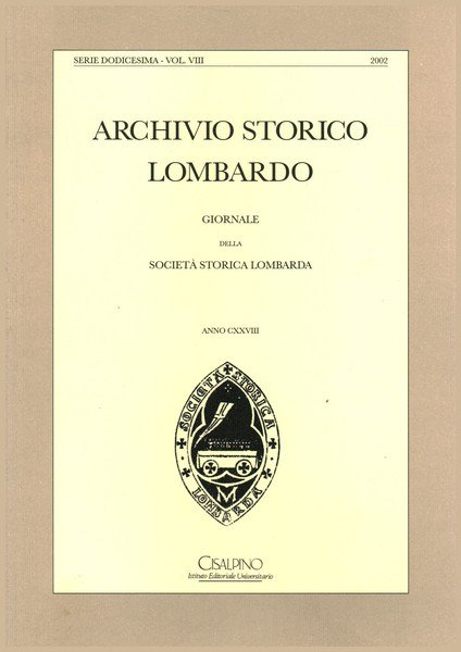 Archivio storico lombardo 2002