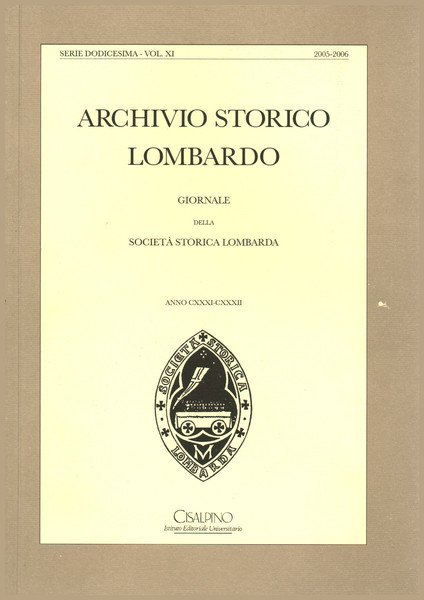 Archivio storico lombardo 2005-2006