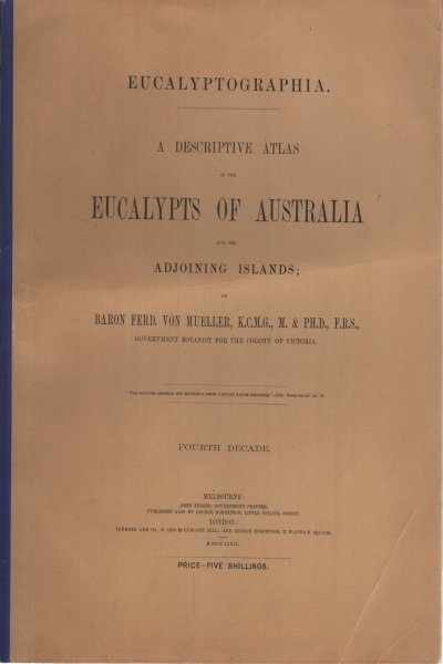 A descriptive atlas of the eucalypts of Australia and the …