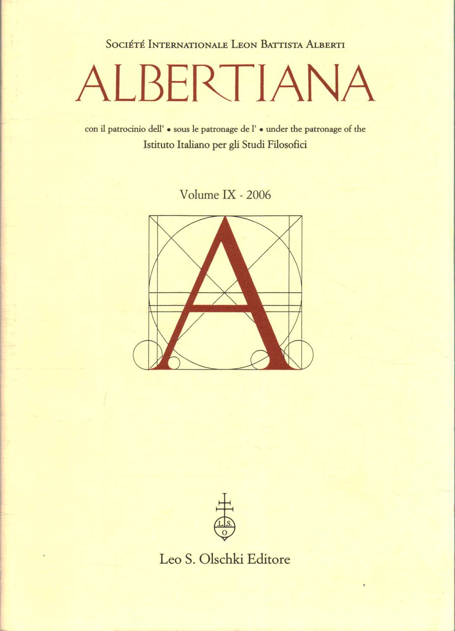 Albertiana (Volume IX-2006)