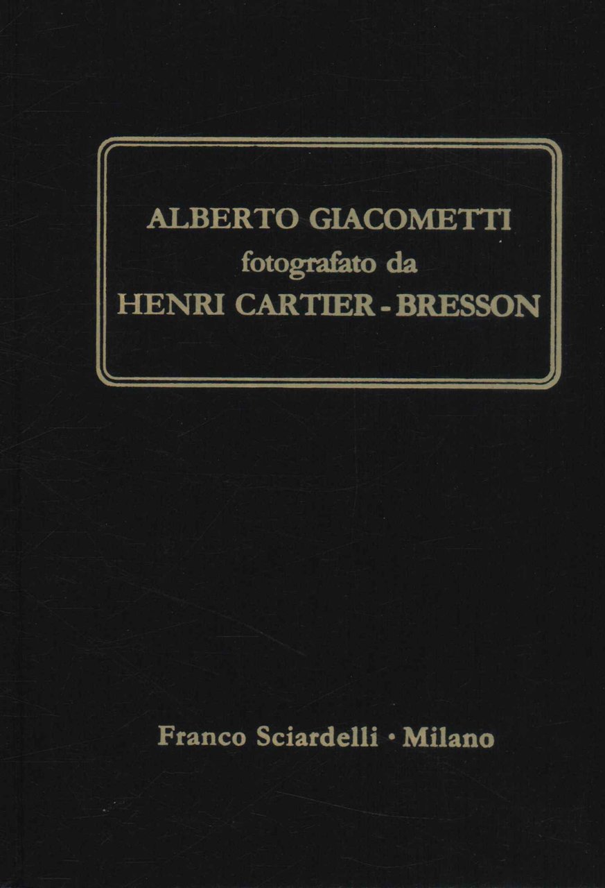 Alberto Giacometti fotografato da Henri Cartier-Bresson