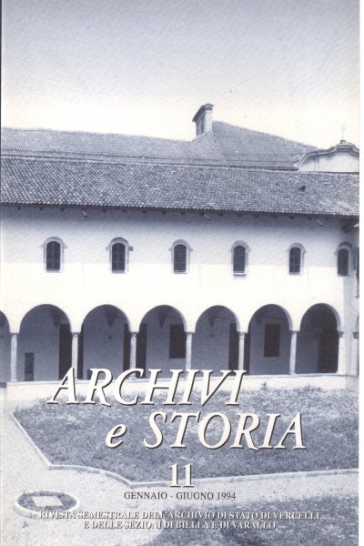 Archivi e Storia n.11 (gennaio-giugno 1994)