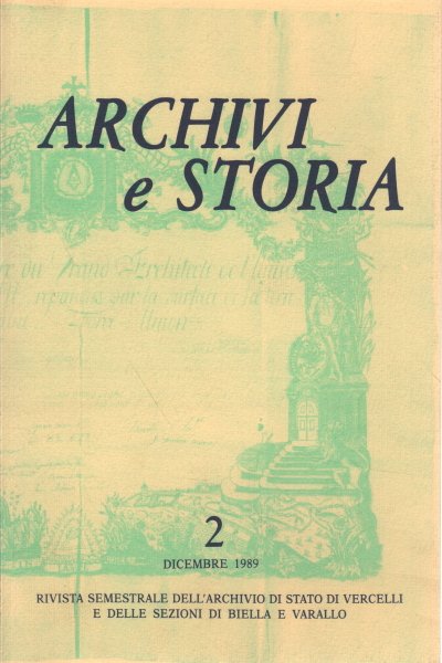 Archivi e Storia n.2 (dicembre 1989)