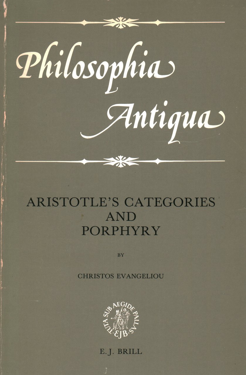 Aristotle's Categories and Porphyry