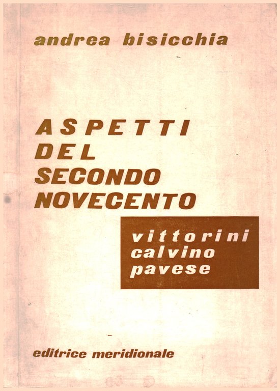 Aspetti del secondo Novecento
