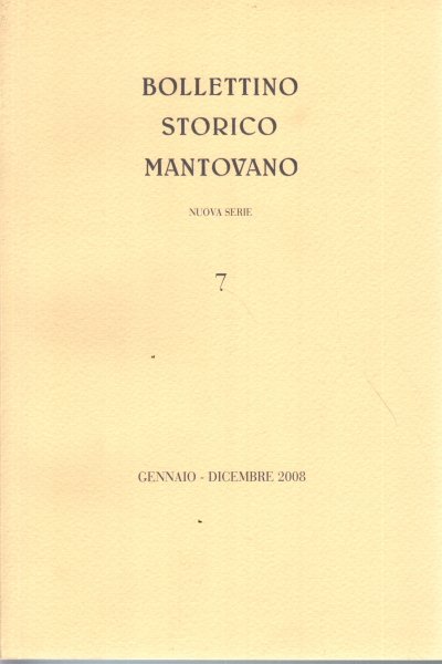 Bollettino storico mantovano. Nuova serie, n. 7