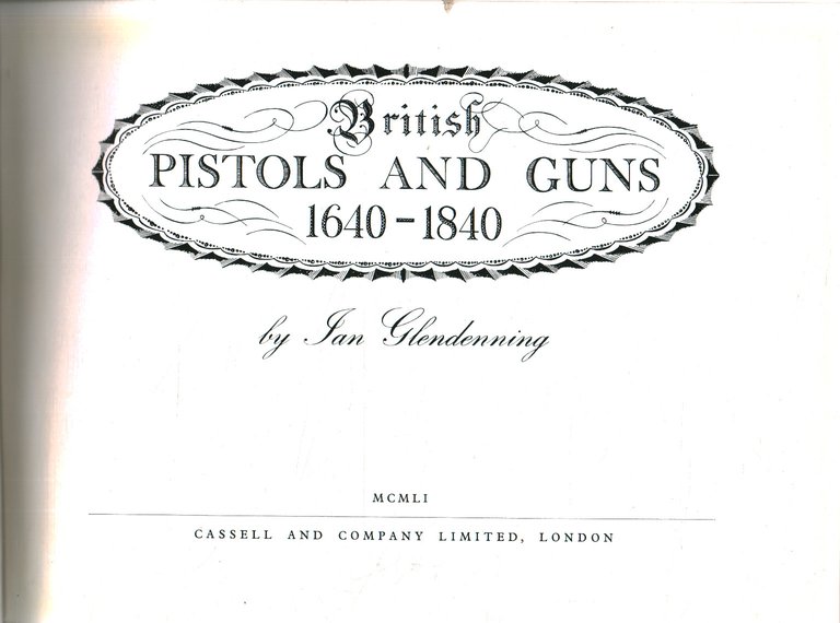 British pistols and guns 1640-1840