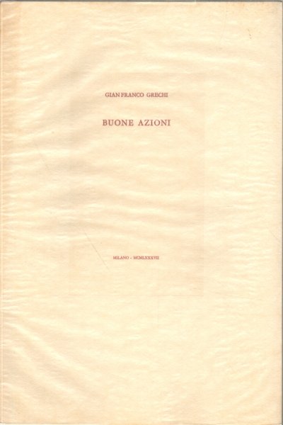 Buone azioni
