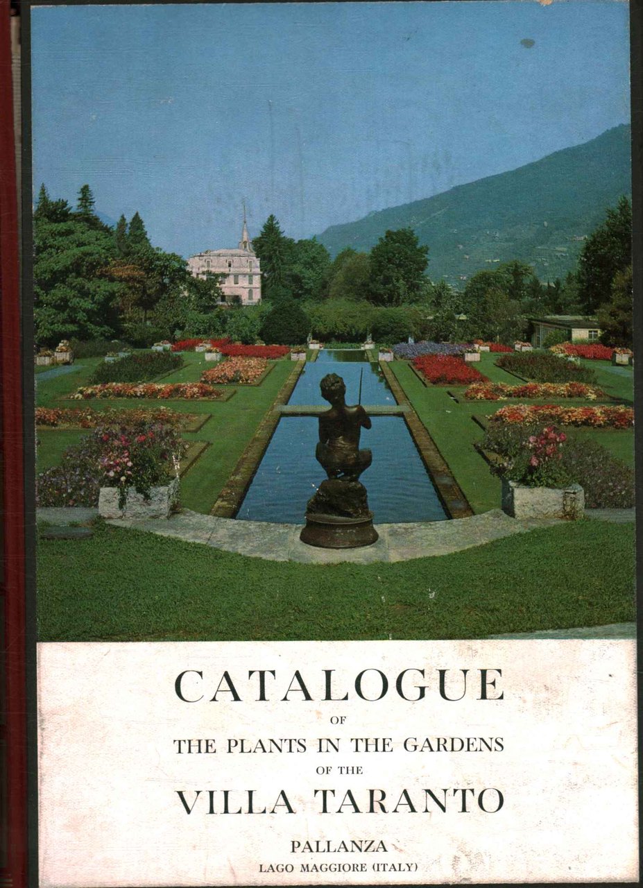 Catalogue of the plants in the garden of the villa … | Immagine principale