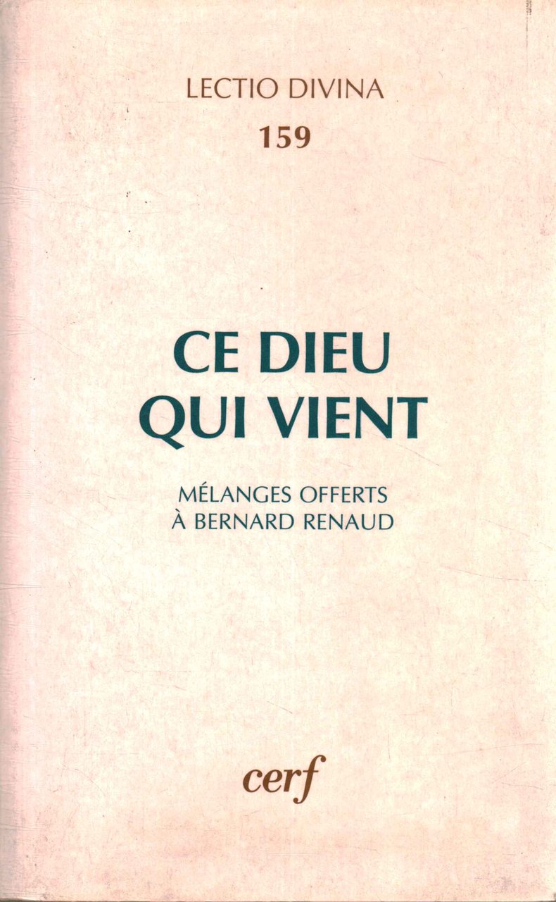 Ce Dieu qui vient