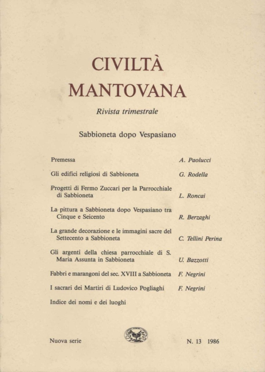 Civiltà mantovana | Immagine principale