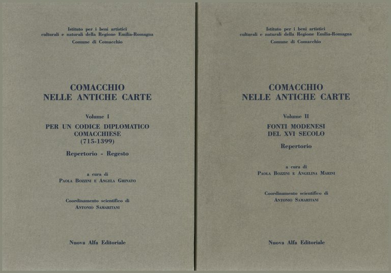 Comacchio nella antiche carte (2 Volumi)