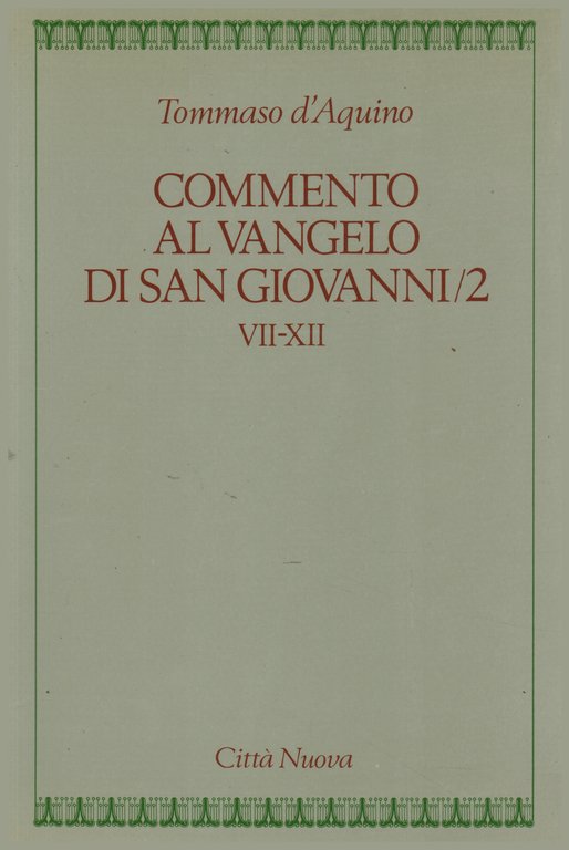 Commento al Vangelo di San Giovanni/2