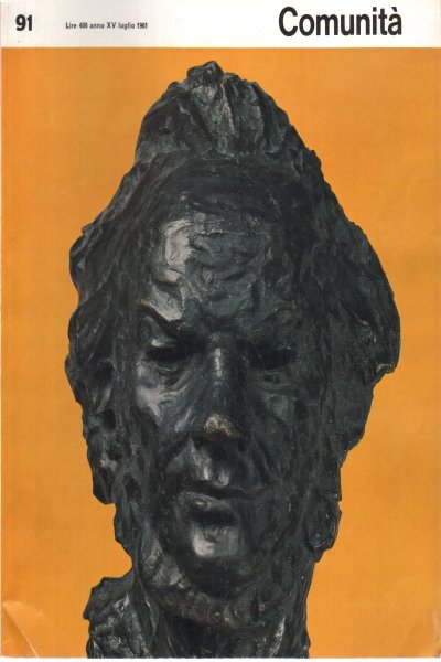Comunità. Rivista mensile del Movimento Comunità. Anno XV n. 91 …