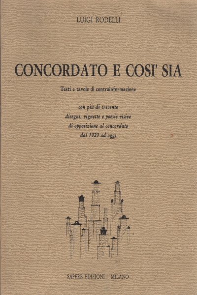 Concordato e così sia