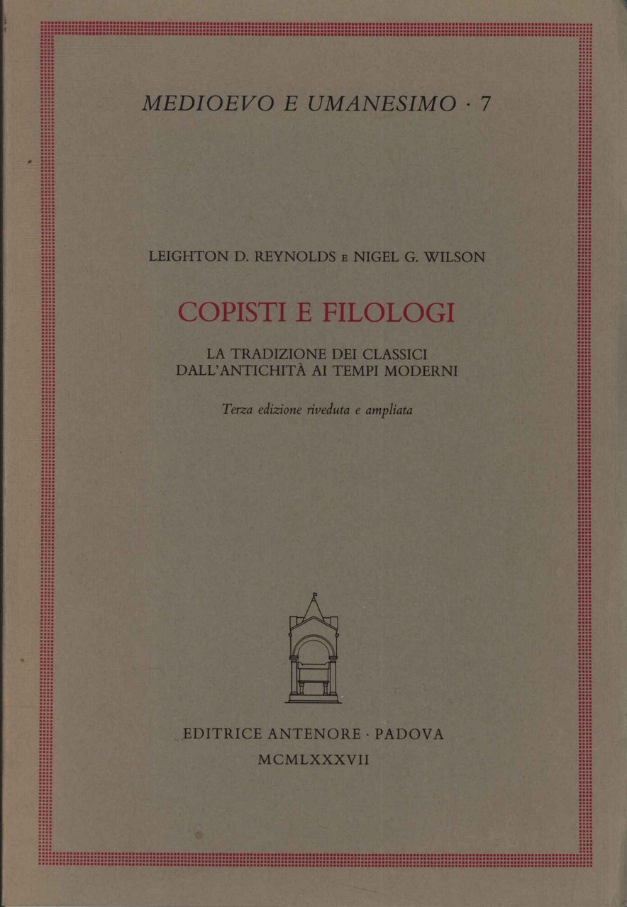 Copisti e filologi