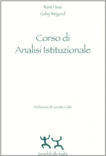 Corso di Analisi Istituzionale