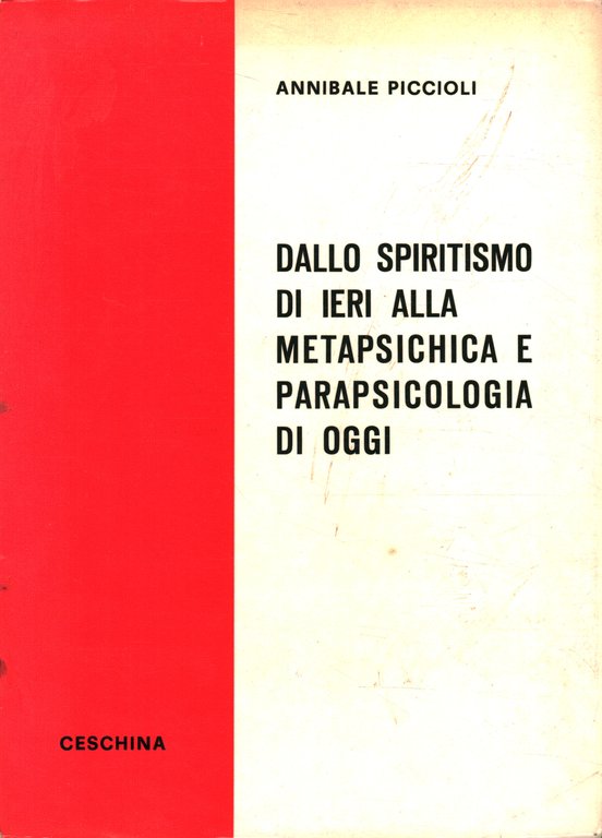 Dallo spiritismo di ieri alla metapsichica e parapsicologia di oggi