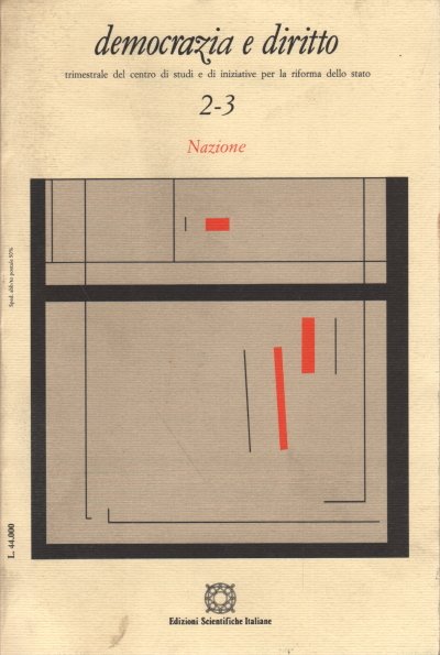 Democrazia e diritto 2-3- Nazione