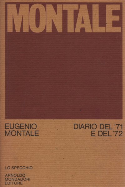 Diario del '71 e del '72