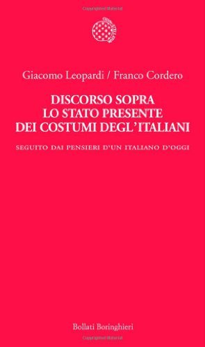 Discorso sopra lo stato presente dei costumi degl'italiani