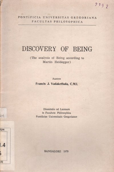 Discovery of Being