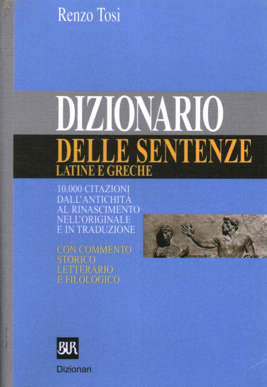 Dizionario delle sentenze latine e greche