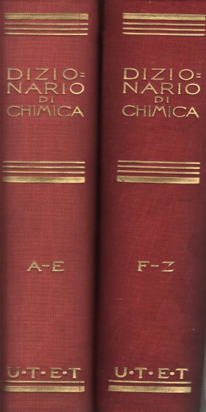 Dizionario di chimica generale e industriale (2 volumi)