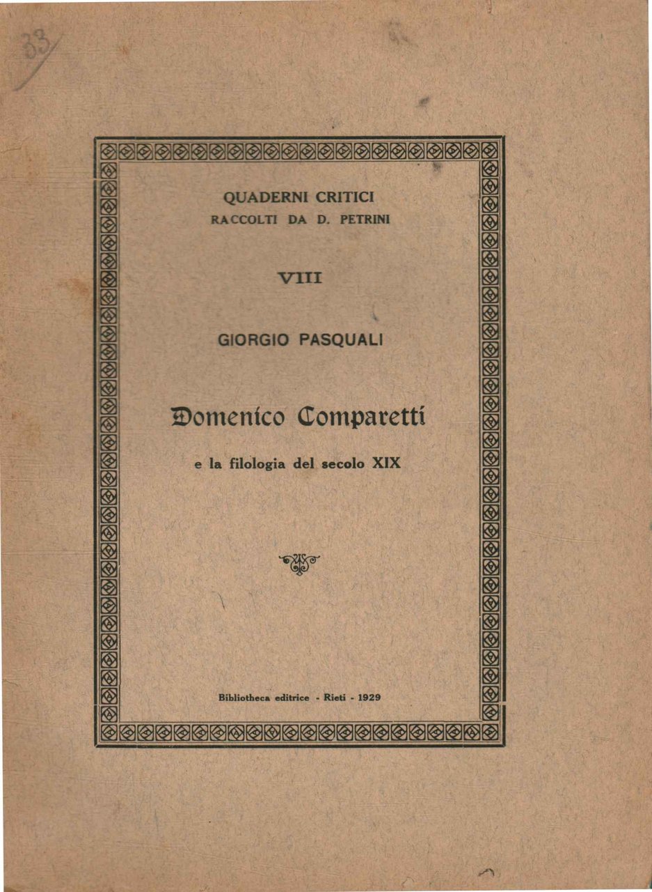 Domenico Comparetti