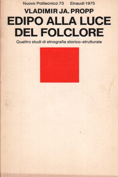 Edipo alla luce del folclore | Immagine principale