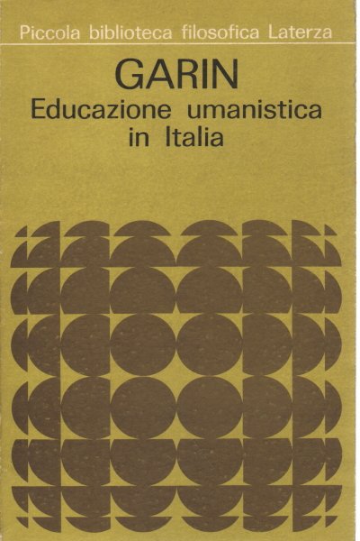 Educazione umanistica in Italia