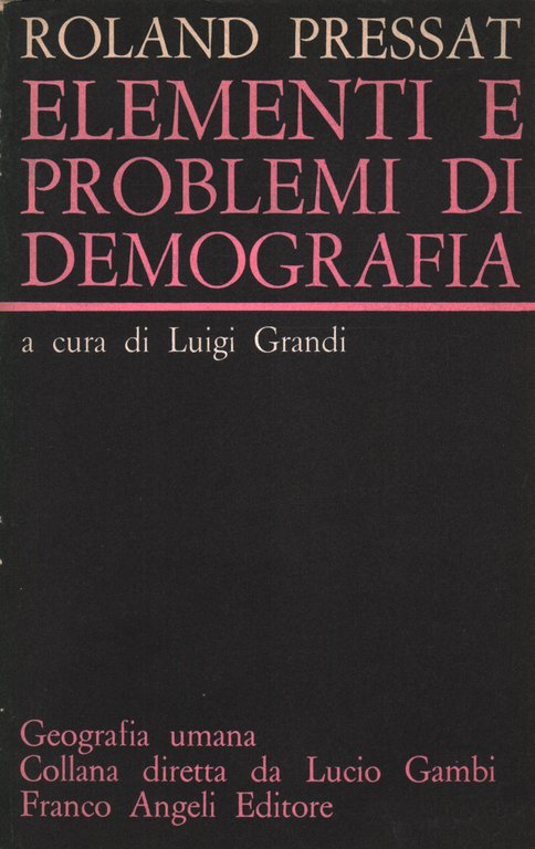 Elementi e problemi di demografia