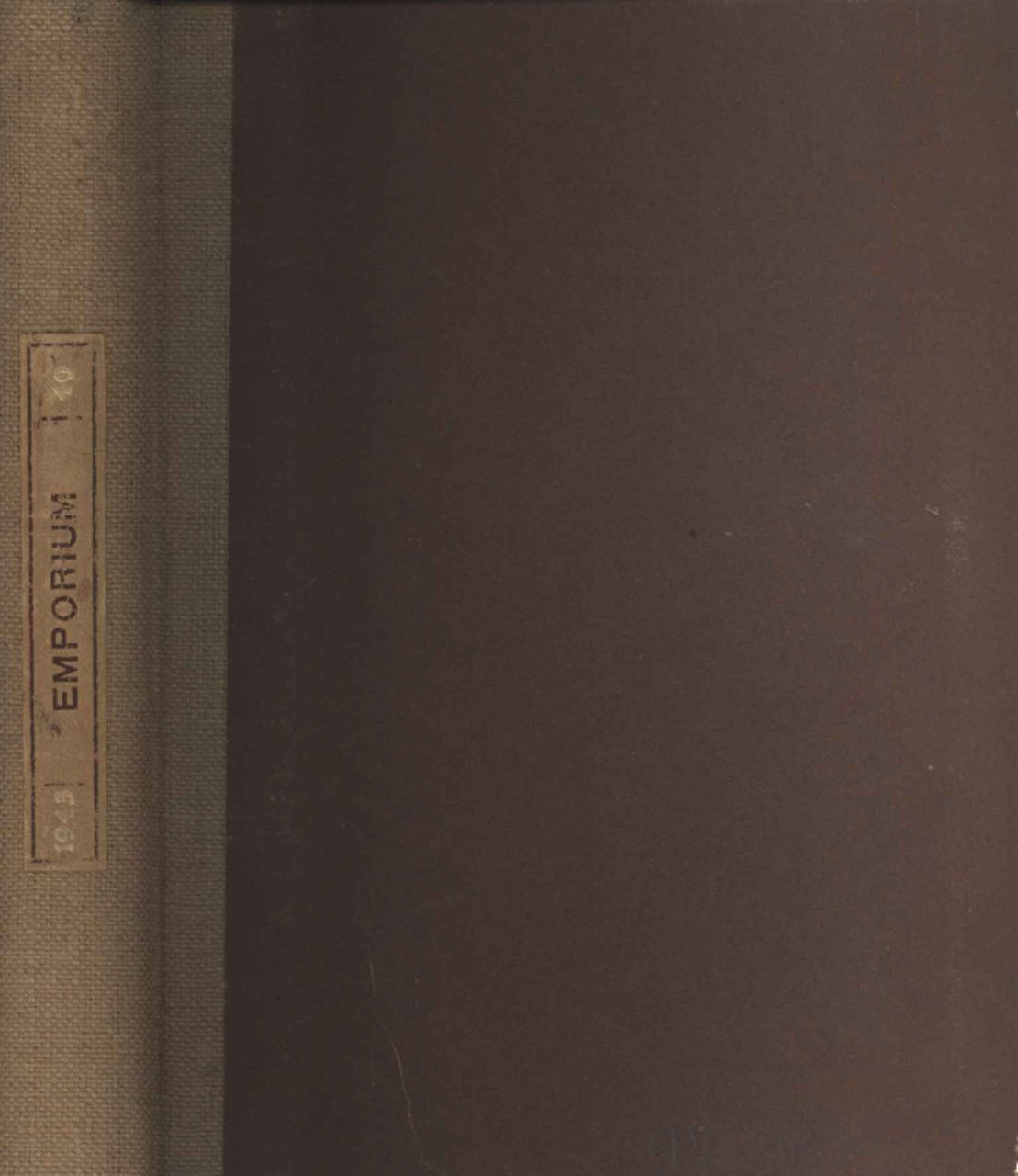 Emporium. Rivista mensile illustrata d'arte e di cultura 1943 | Immagine principale