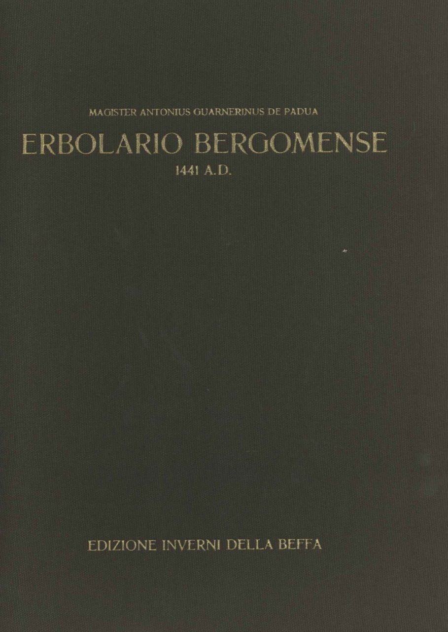 Erbolario bergomense 1441 A. D. | Immagine principale