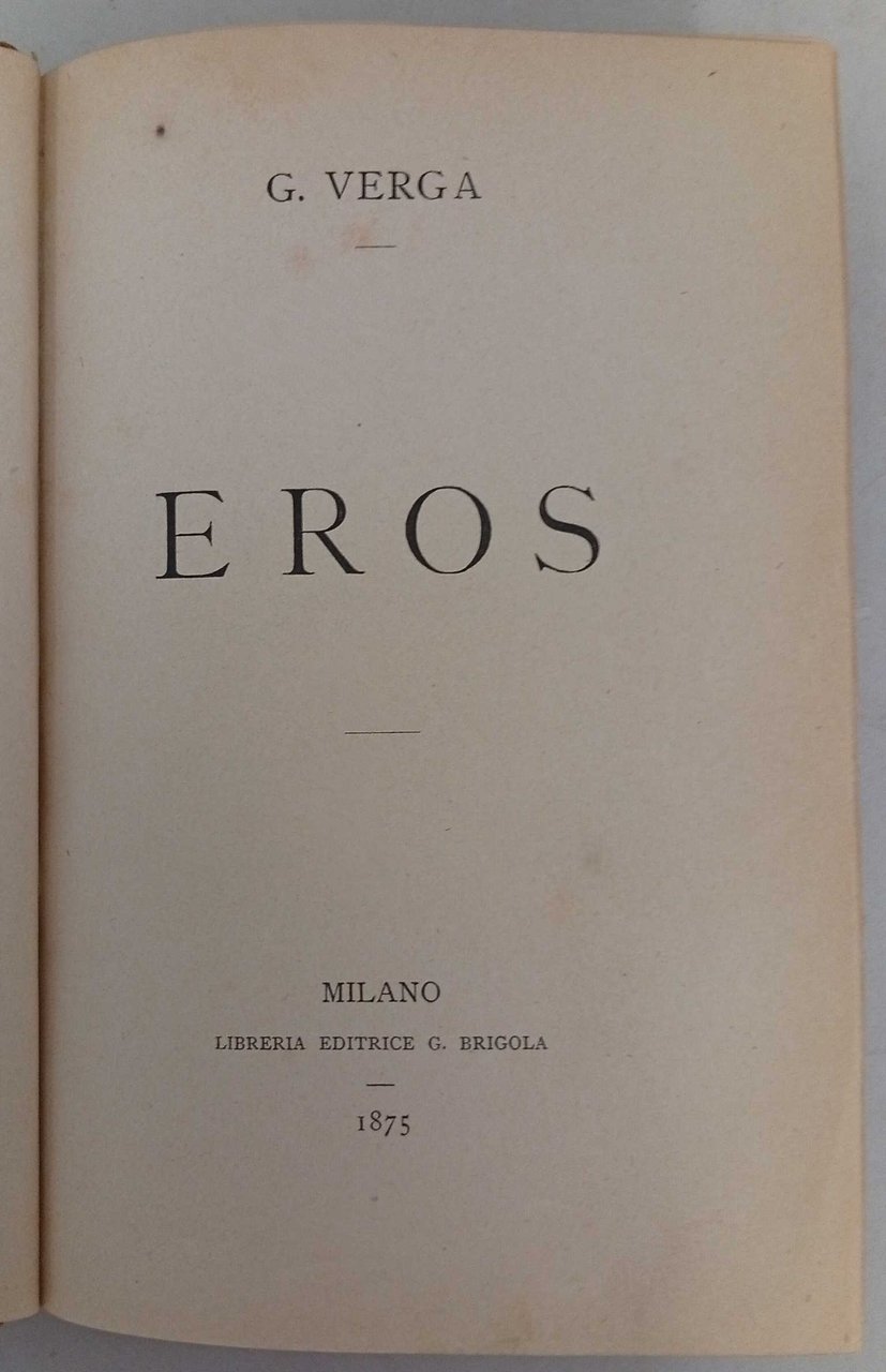 Eros (Prima edizione) | Immagine principale
