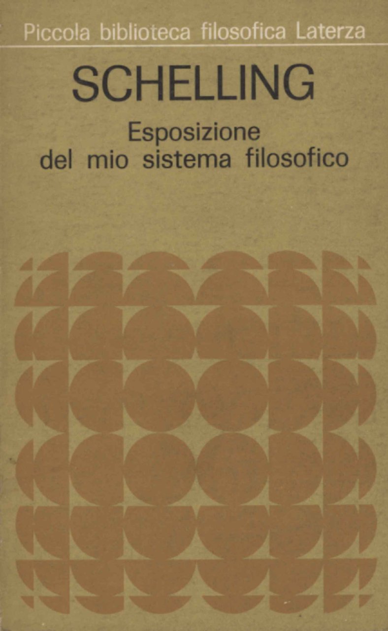 Esposizione del mio sistema filosofico | Immagine principale