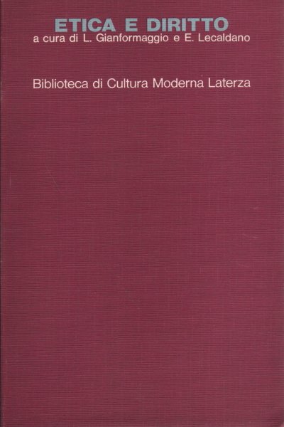 Etica e diritto