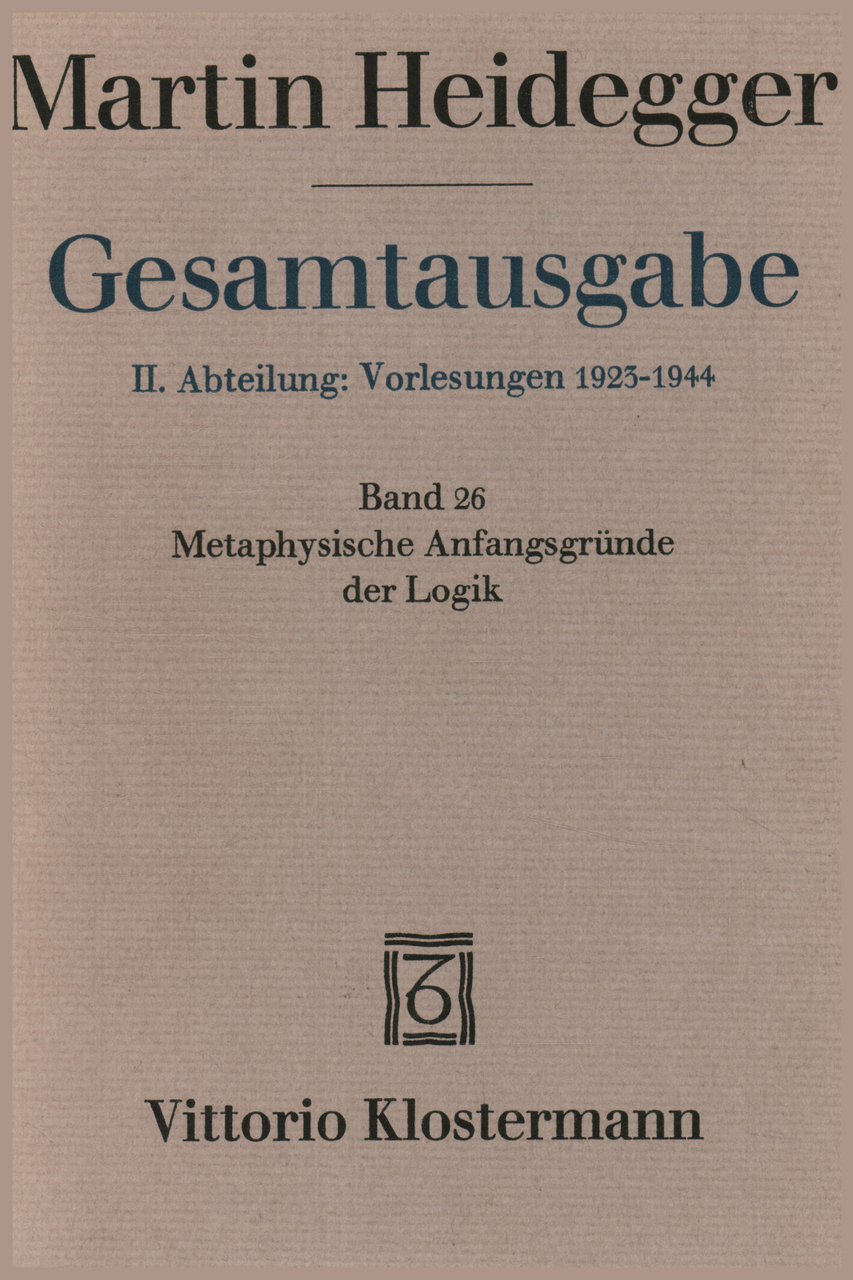 Gesamtausgabe (Volume 26)