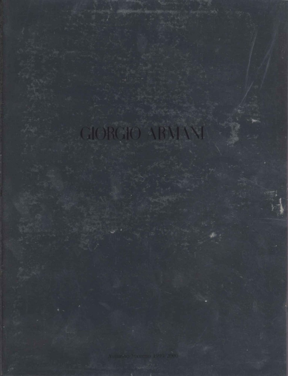 Giorgio Armani. Collezione autunno/inverno 1999/2000