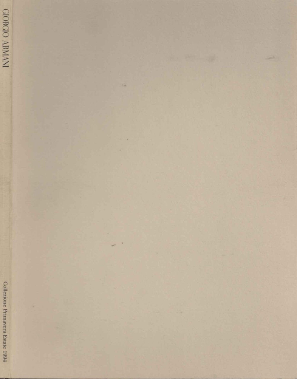 Giorgio Armani. Collezione primavera-estate 1994